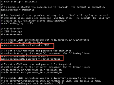 在Linux系统上使用iSCSI卷